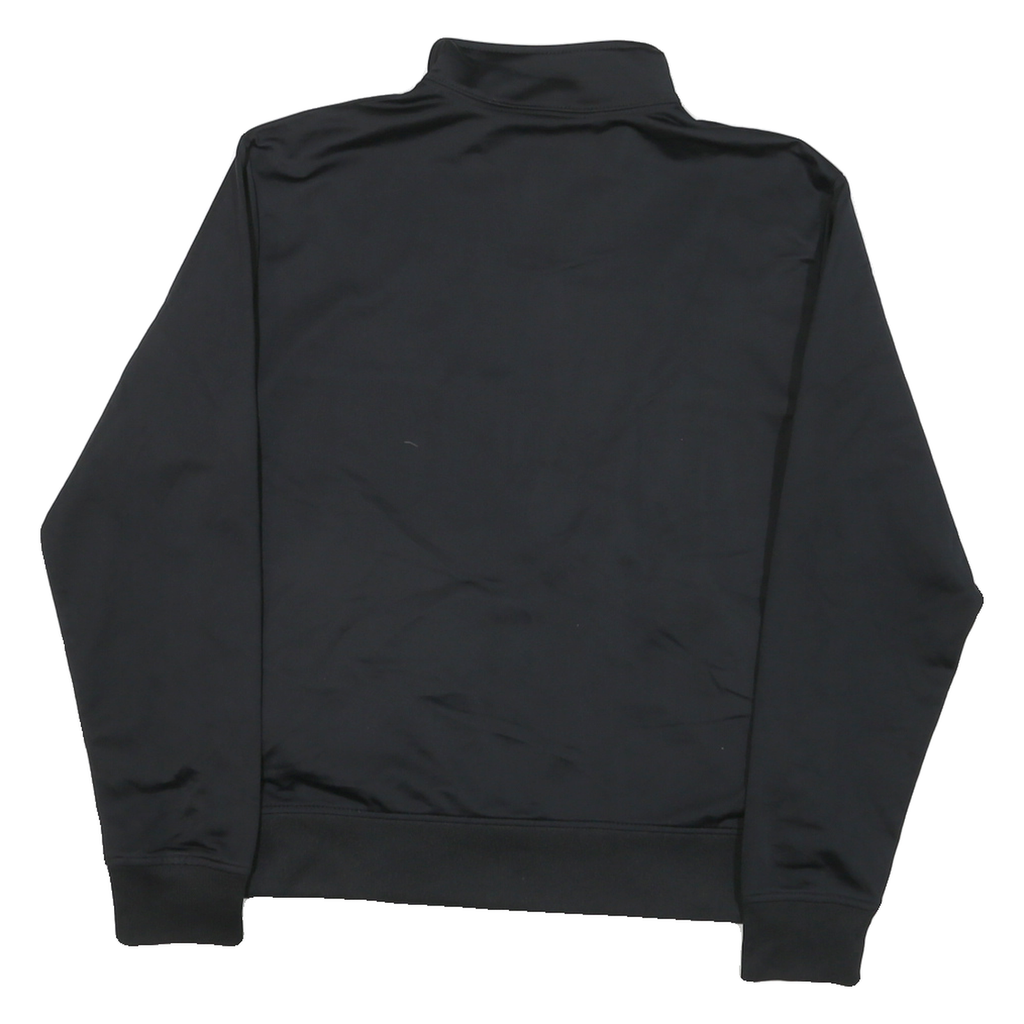 NIKE Mens Black & White Basketball Zip Jacket M Polyester Blend Sportswear