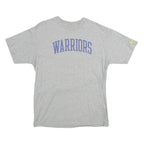 NIKE Mens Grey Warriors Graphic T-Shirt S Short Sleeve Crew Neck Sportswear