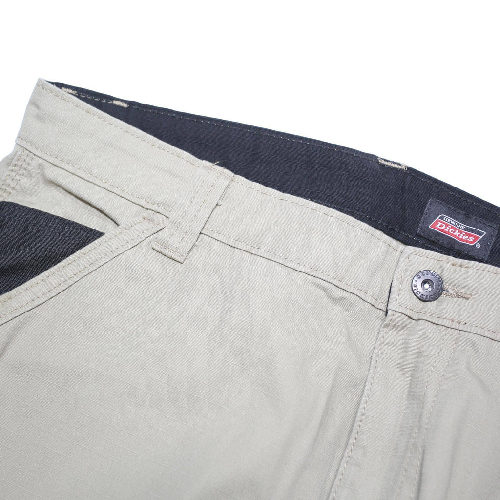 DICKIES Mens Polyester Blend Beige Regular Cargo Trousers W38 L30 Workwear