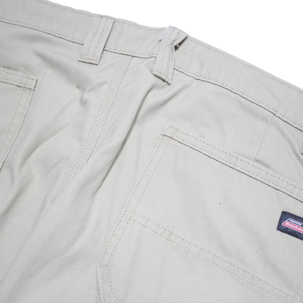 DICKIES Mens Polyester Blend Beige Regular Cargo Trousers W38 L30 Workwear