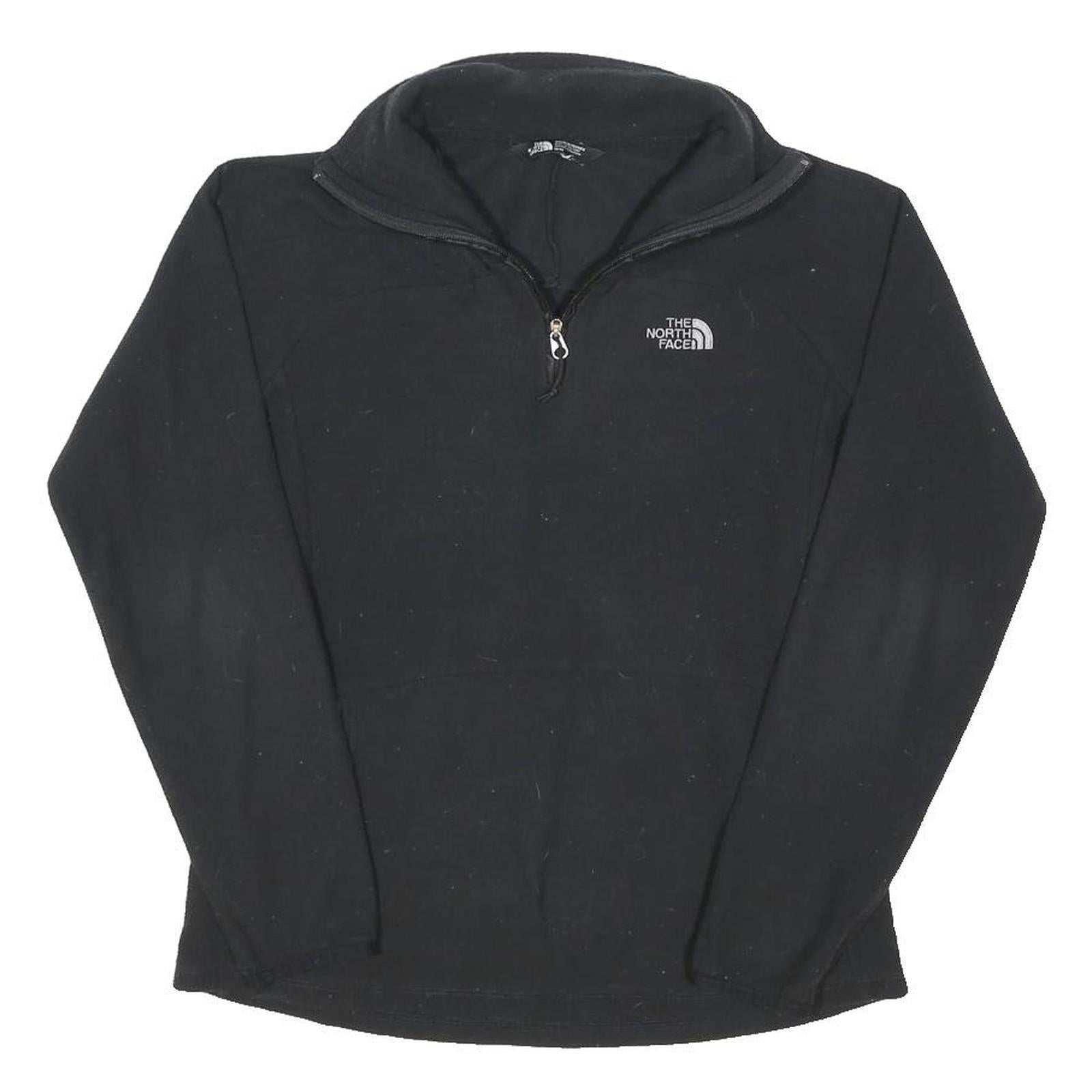 THE NORTH FACE Womens Black Plain Pullover Crew Neck Basic Knit Jumper M Outdoor