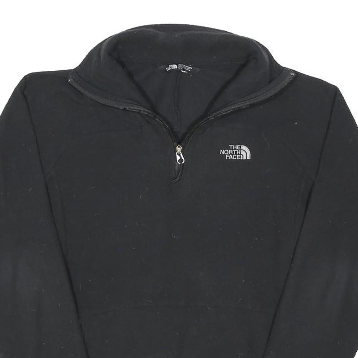 THE NORTH FACE Womens Black Plain Pullover Crew Neck Basic Knit Jumper M Outdoor