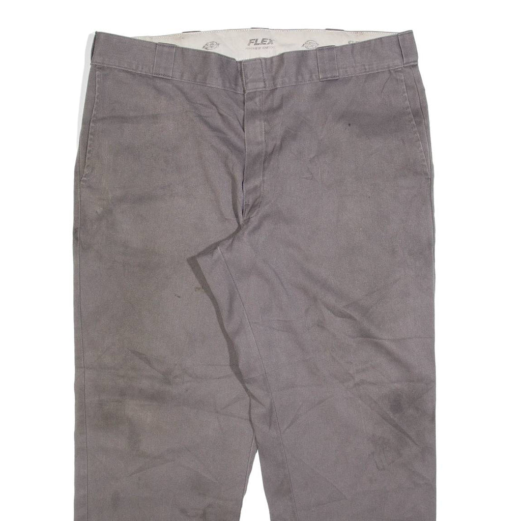 DICKIES 874 Workwear Mens Trousers Grey Regular Straight W40 L30