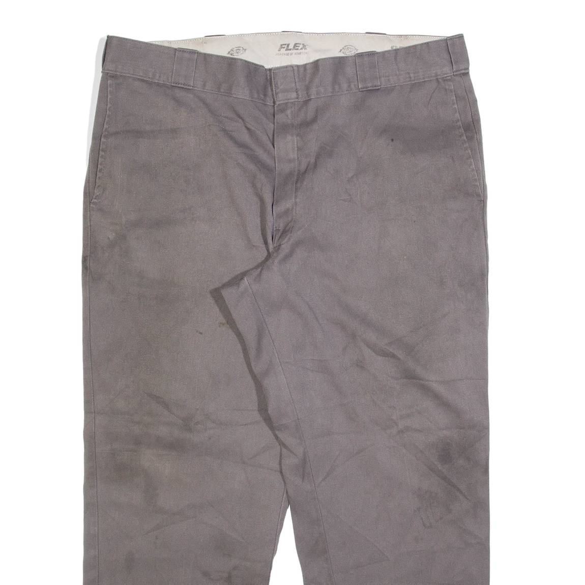 DICKIES 874 Workwear Mens Trousers Grey Regular Straight W40 L30