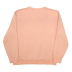 TOMMY HILFIGER Mens Orange Sweatshirt Crew Neck XL Cotton Blend Logo