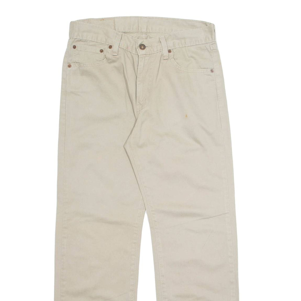 LEVI'S 581 Mens Trousers Beige Regular Straight W30 L30
