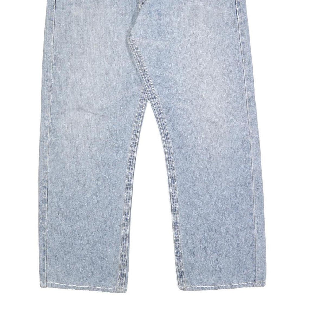 TRUE RELIGION Mens Regular Fit Blue Denim Jeans W36 L27 Zip Pocket Casual