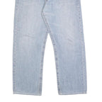 TRUE RELIGION Mens Regular Fit Blue Denim Jeans W36 L27 Zip Pocket Casual