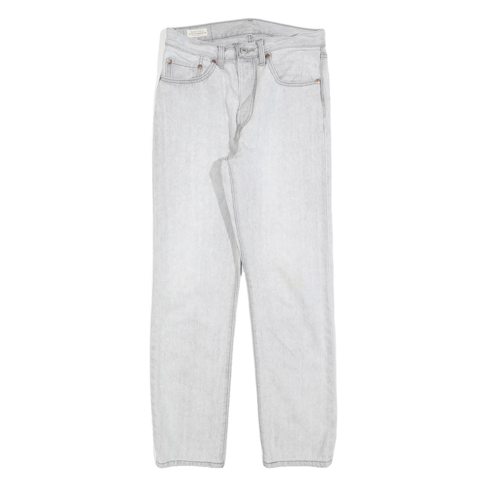 LEVI'S 501 BIG E Womens Jeans Light Blue Regular Straight Denim W26 L28 Classic