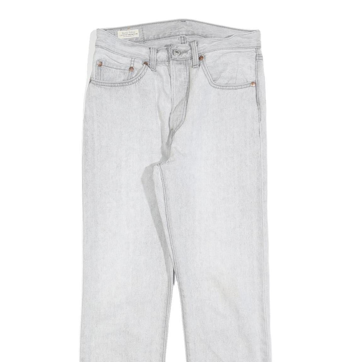 LEVI'S 501 BIG E Womens Jeans Light Blue Regular Straight Denim W26 L28 Classic