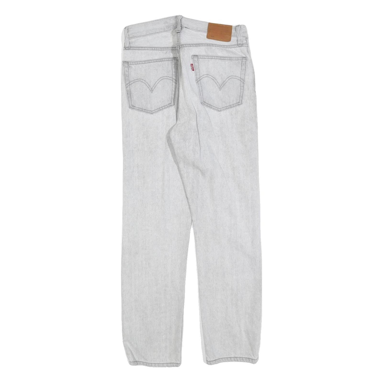 LEVI'S 501 BIG E Womens Jeans Light Blue Regular Straight Denim W26 L28 Classic