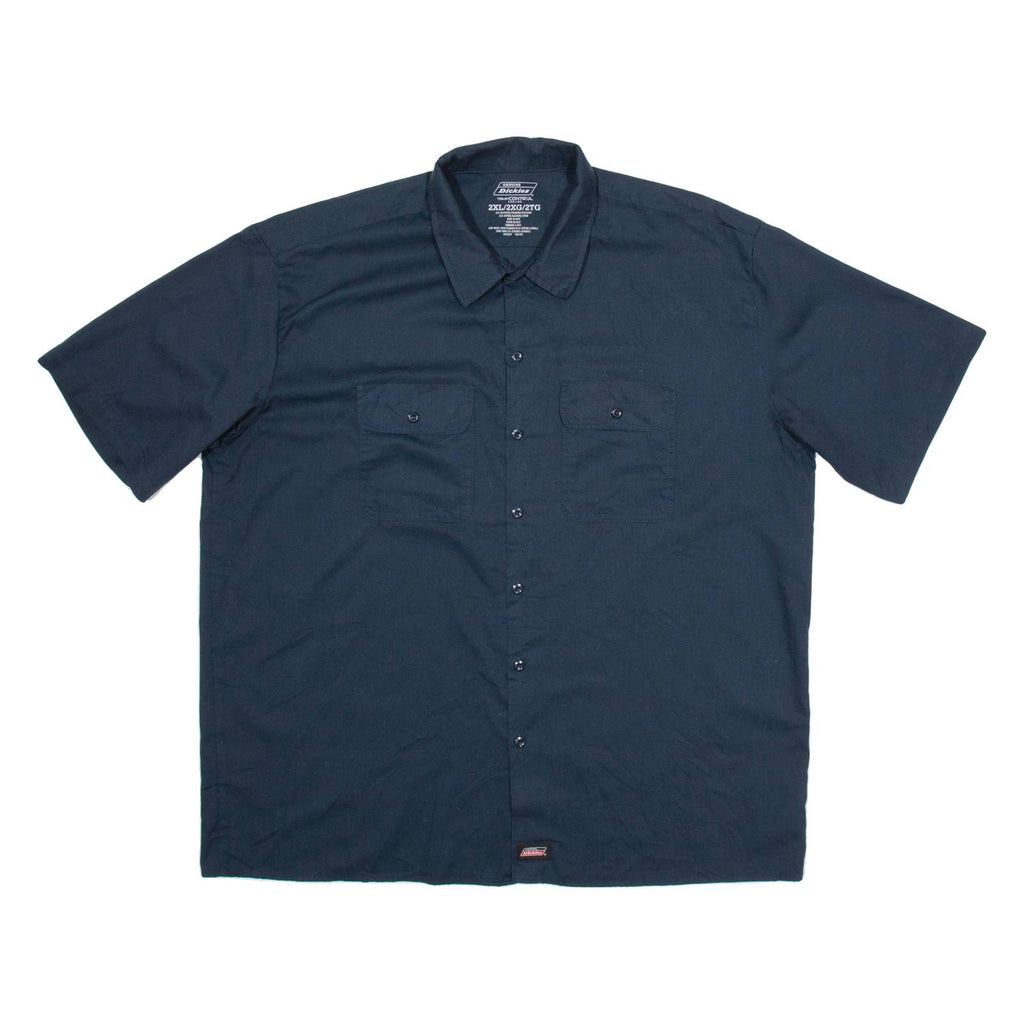 DICKIES Mens Worker Shirt Black 2XL
