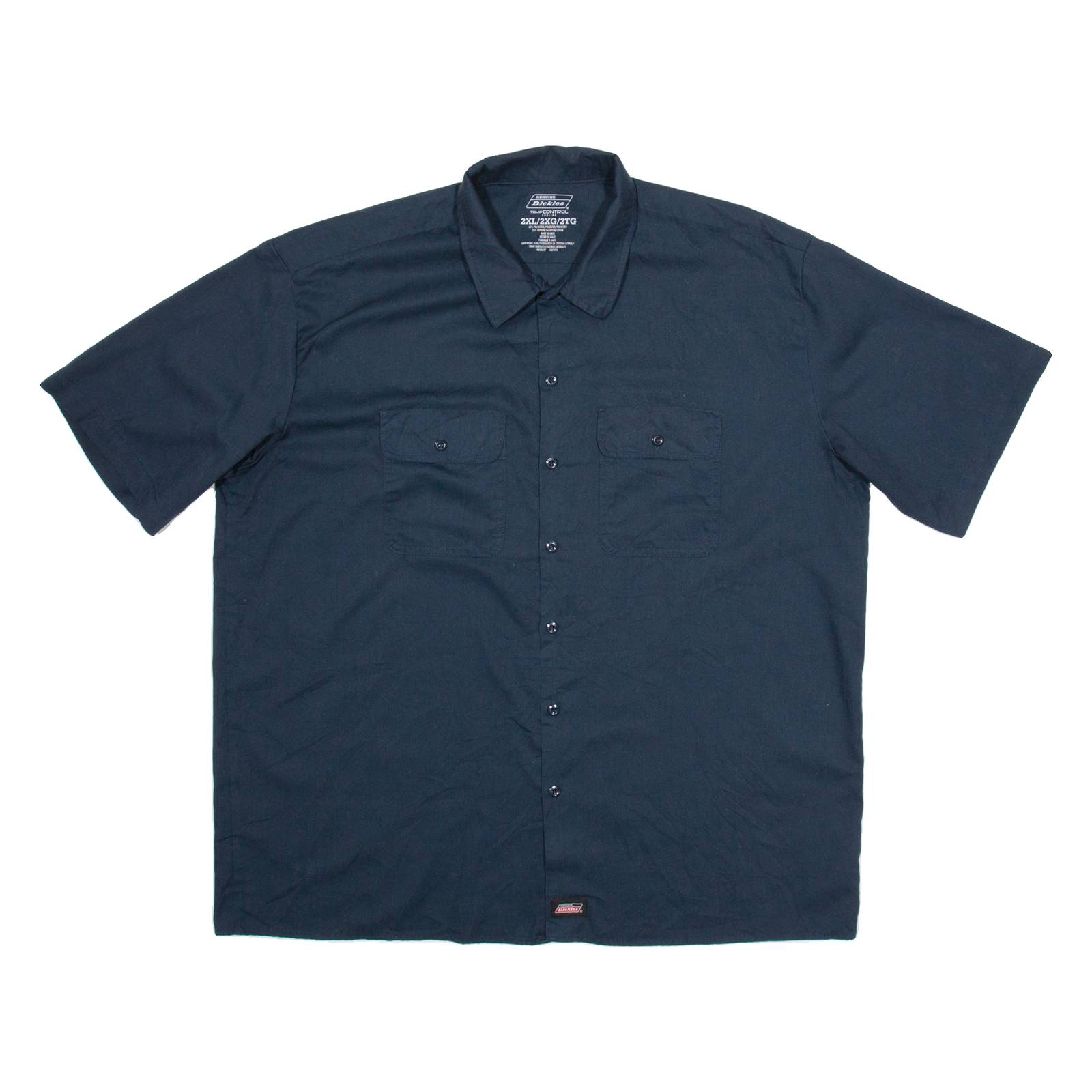 DICKIES Mens Worker Shirt Black 2XL