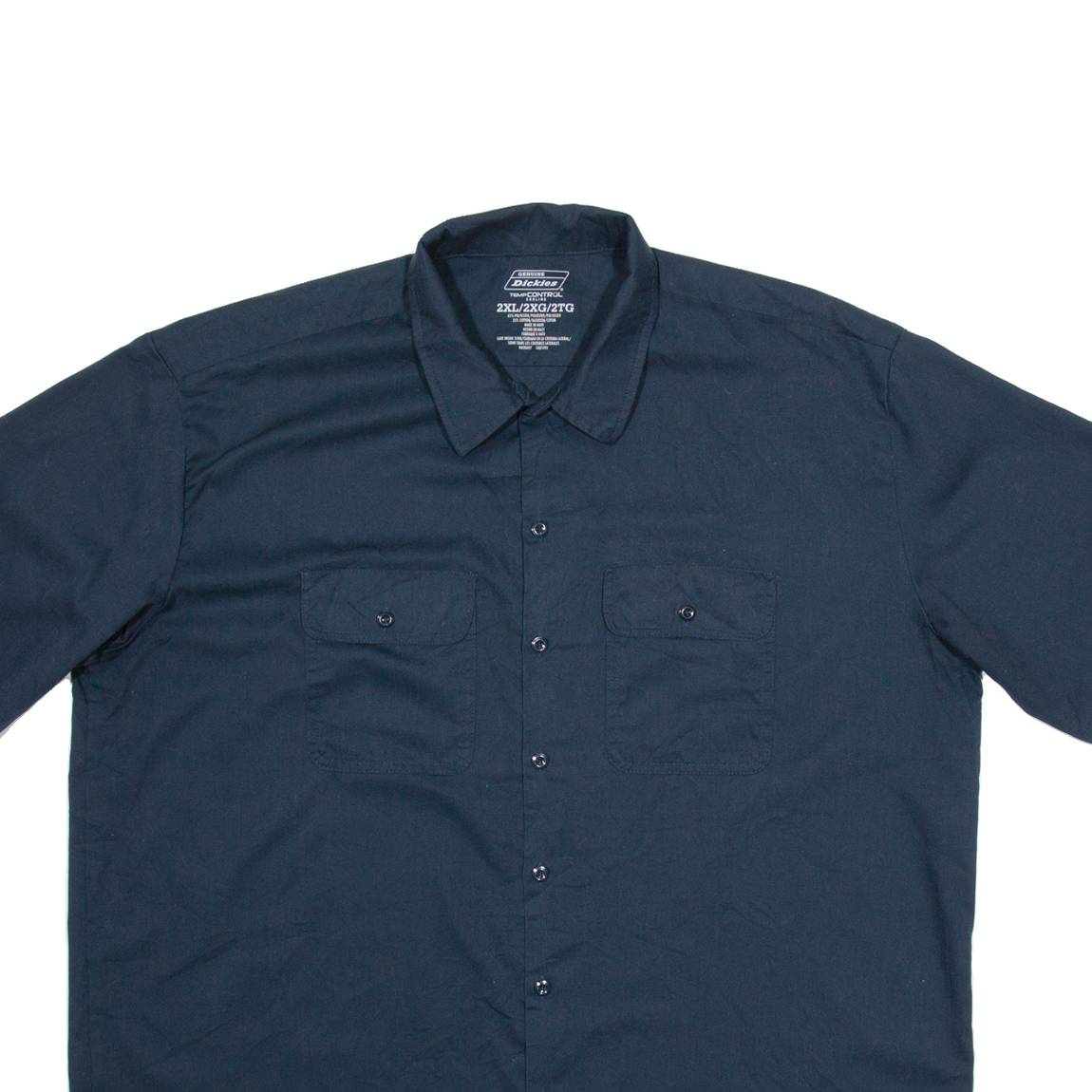 DICKIES Mens Worker Shirt Black 2XL