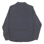 TOMMY HILFIGER Womens Blue & White Polka Dot Shirt L Button Down Cotton Blend