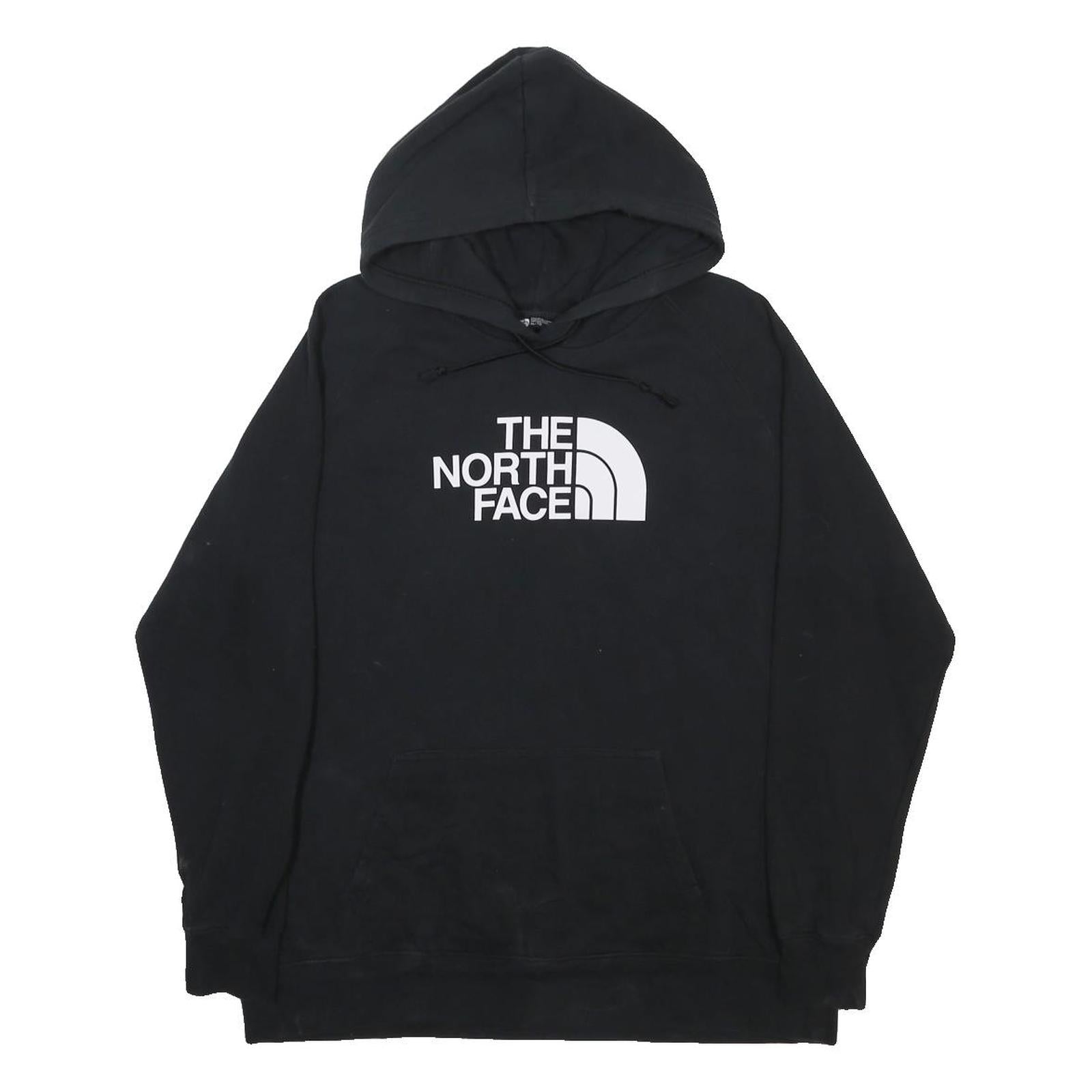 THE NORTH FACE Womens Black Hoodie XL Cotton Blend Casual Sweatshirt