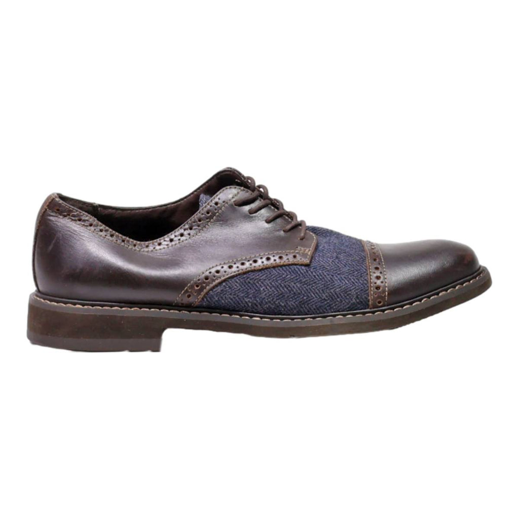 BASS Brogue Shoes Brown Leather Mens UK 9
