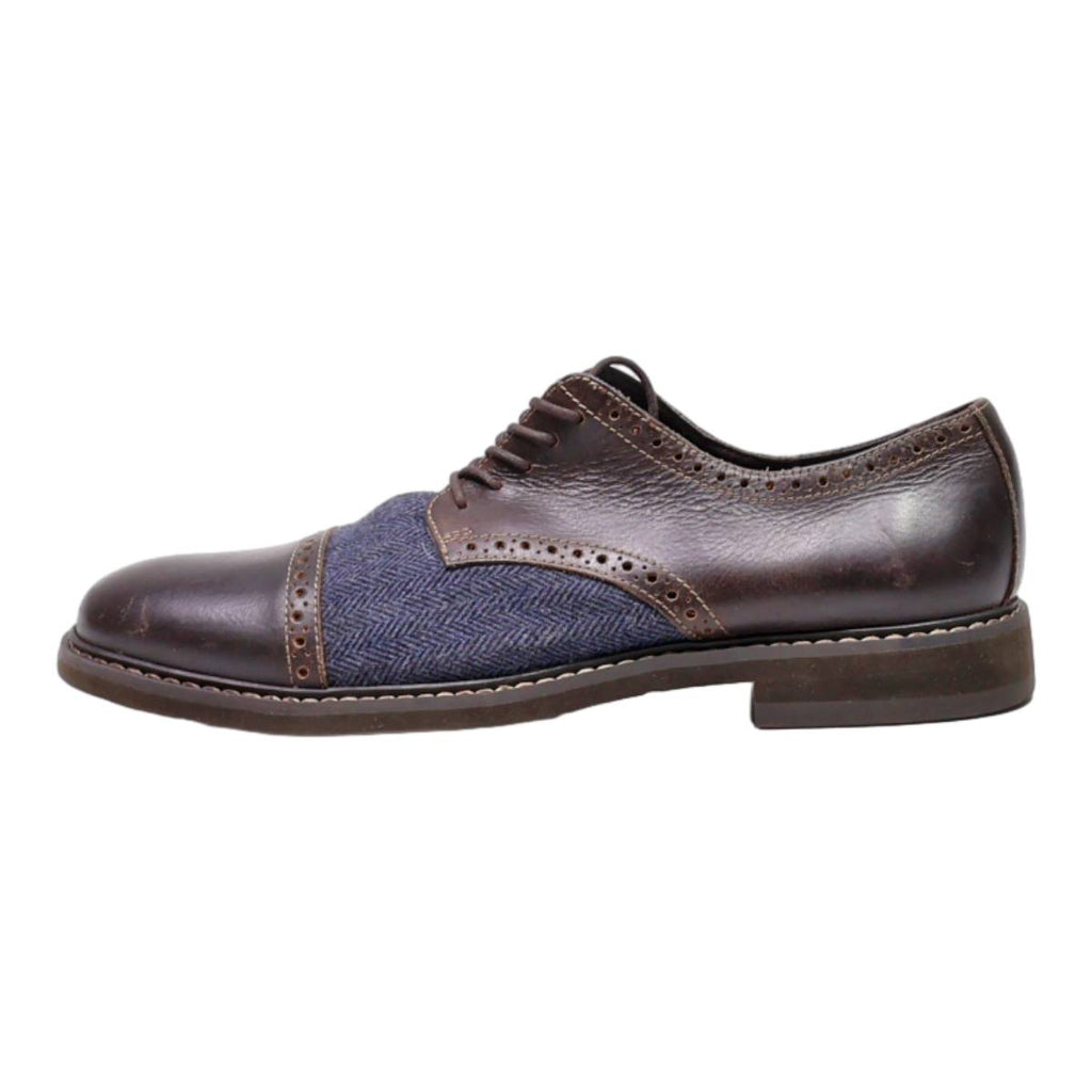 BASS Brogue Shoes Brown Leather Mens UK 9