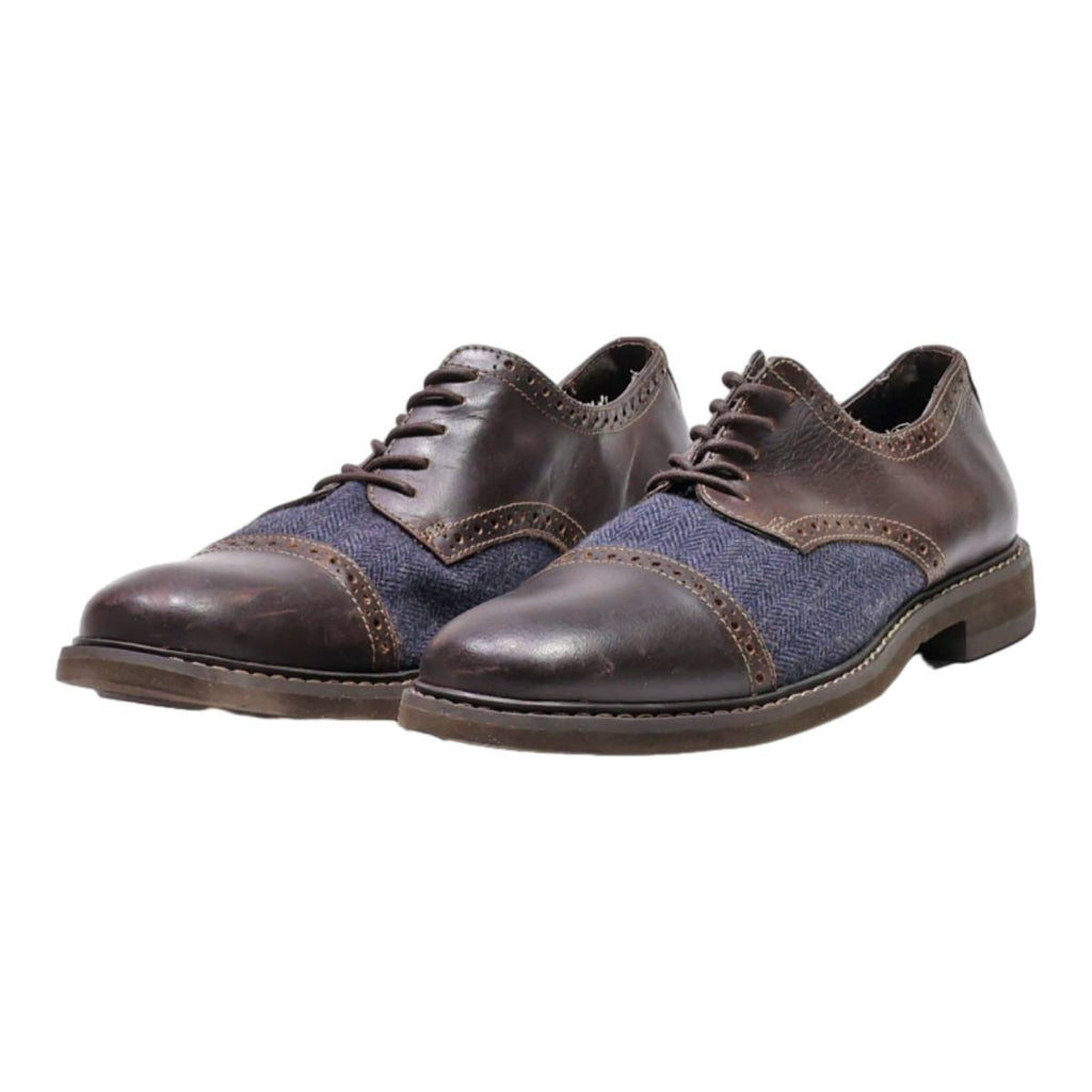 BASS Brogue Shoes Brown Leather Mens UK 9