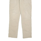 CARHARTT Mens Relaxed Fit Beige Cotton Blend Trousers W34 L34 Workwear Utility