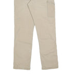CARHARTT Mens Relaxed Fit Beige Cotton Blend Trousers W34 L34 Workwear Utility