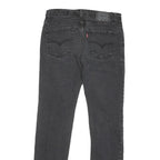 LEVI'S 510 Mens Jeans Black Slim Skinny Denim W30 L29 Classic Zip