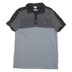 CALVIN KLEIN Slim Fit Mens Polo Shirt Grey S