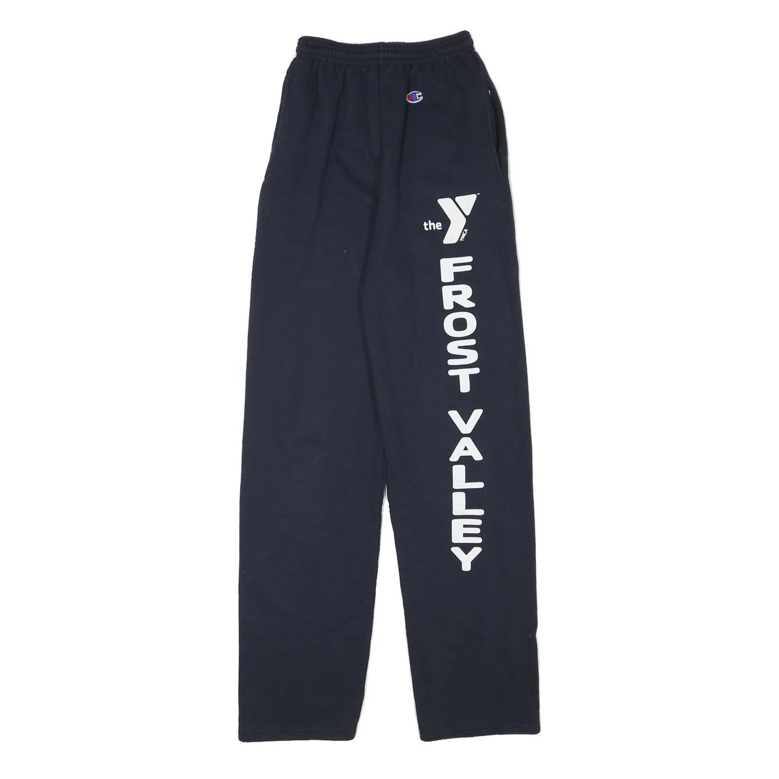 CHAMPION Womens Joggers Black & White Relaxed Straight XS W20 L28 Y Frost Valley