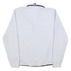 NIKE Mens White Plain Pullover Jumper Crew Neck Tight Knit M Polyester