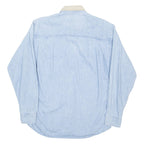WOOLRICH Mens Denim Shirt Blue Long Sleeve M