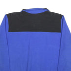 THE NORTH FACE Mens Blue & Black Pullover Plain Crew Neck Basic Knit XL Fleece