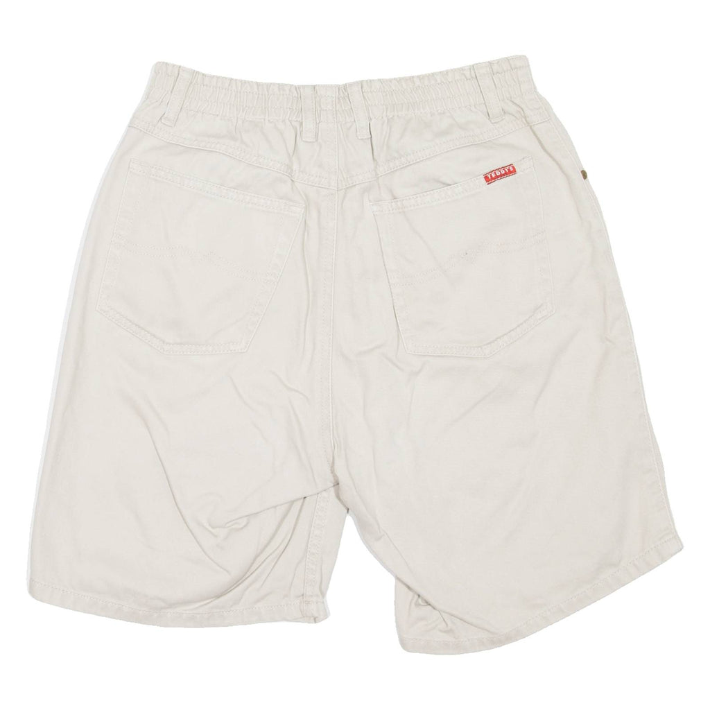 TEDDY'S Womens Casual Shorts Beige XS W26