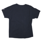 CHAMPION Mens Black Graphic T-Shirt L Short Sleeve Round Neck Casual Wear