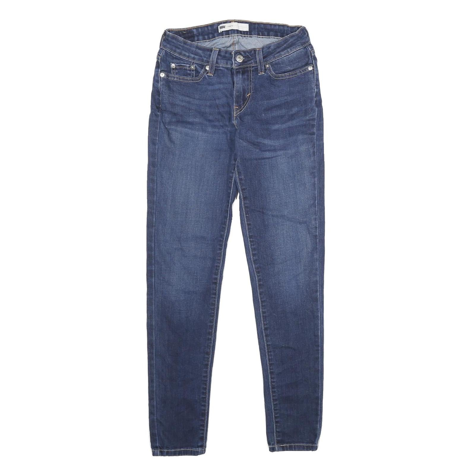 LEVI'S Legging Womens Jeans Blue Slim Skinny Denim Medium W26 L30 Stretch