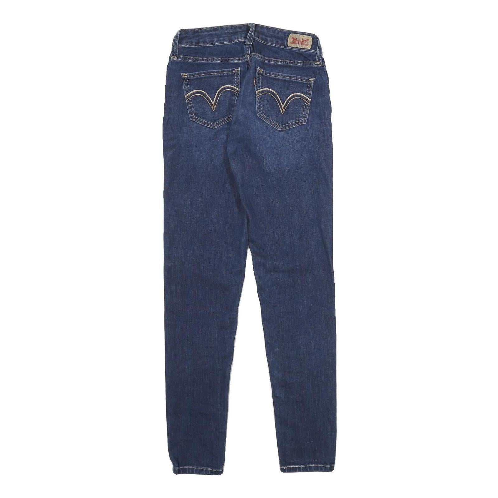 LEVI'S Legging Womens Jeans Blue Slim Skinny Denim Medium W26 L30 Stretch