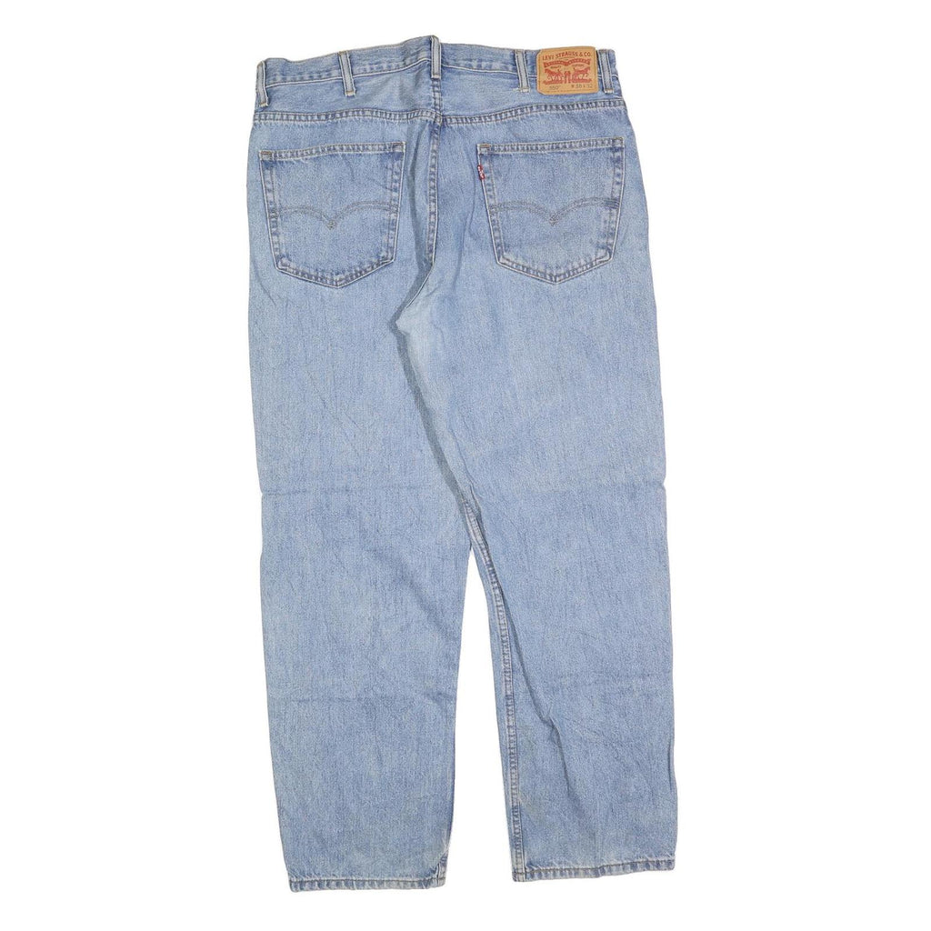 LEVI'S 550 Straight Mens Jeans Blue Relaxed Straight Denim Light W38 L32 Classic
