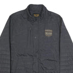 PME LEGEND Mens Black Button Jacket 2XL Polyester Quilted Lightweight Casual