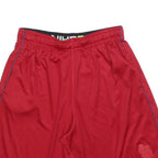 NIKE Mens Red Sports Casual Polyester Shorts M W30 Athletic Comfortable