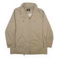 BOGNER Mens Beige L Jacket Polyester Zip Plain Casual Outerwear Sportswear