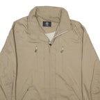 BOGNER Mens Beige L Jacket Polyester Zip Plain Casual Outerwear Sportswear