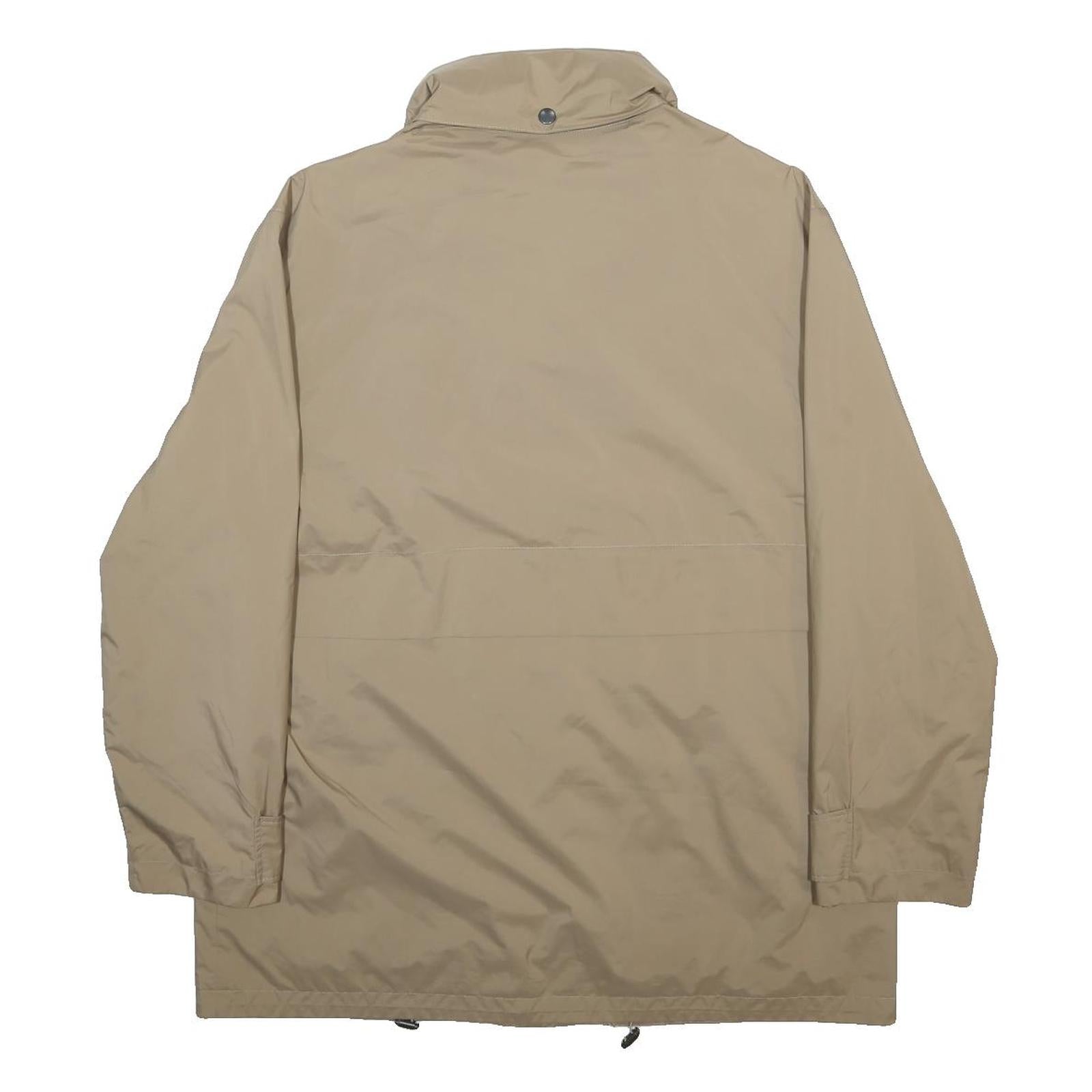 BOGNER Mens Beige L Jacket Polyester Zip Plain Casual Outerwear Sportswear