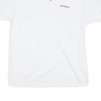 GILDAN Womens White Honda Short Sleeve Polo Shirt L Cotton Blend Classic