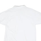 GILDAN Womens White Honda Short Sleeve Polo Shirt L Cotton Blend Classic