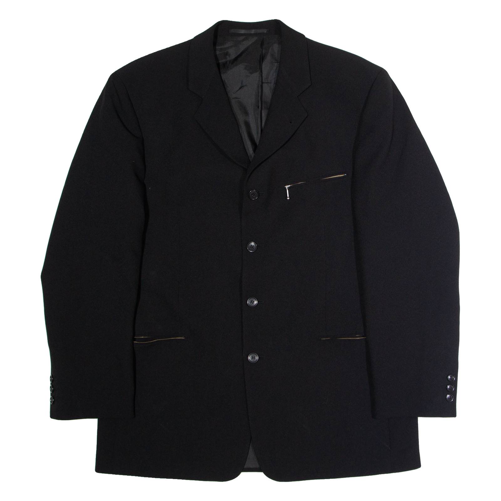 MANHATTAN CLUB Mens Blazer Jacket Black XL