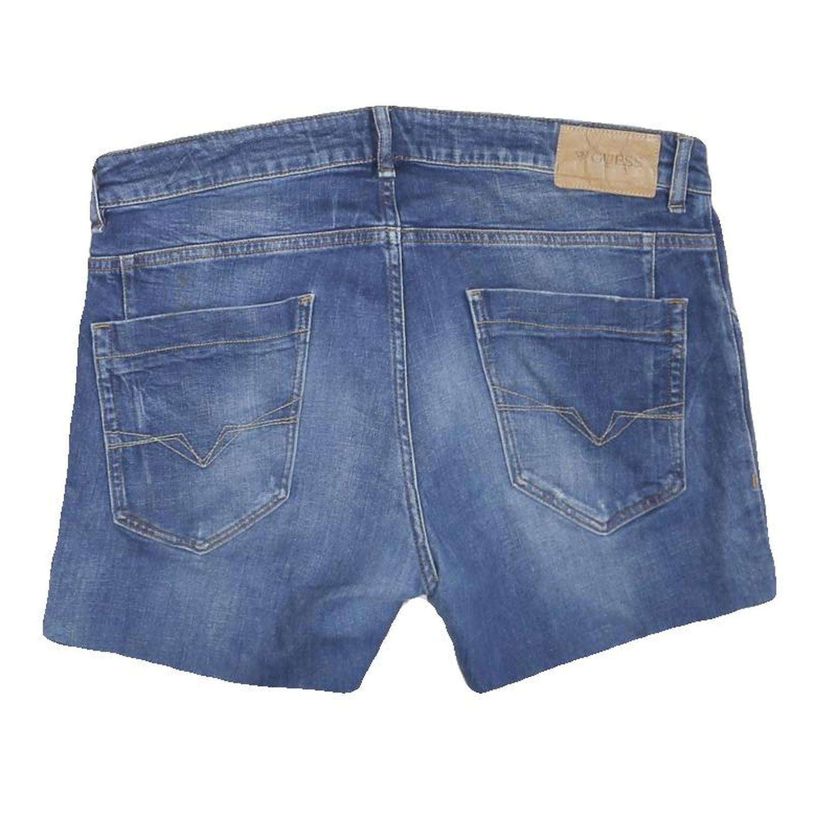 GUESS Womens Denim Blue Casual Shorts XL W38 Cotton Blend