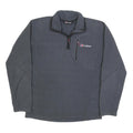 BERGHAUS Mens Grey Pullover Plain Crew Neck Basic Knit Jumper S Outdoor