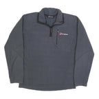 BERGHAUS Mens Grey Pullover Plain Crew Neck Basic Knit Jumper S Outdoor