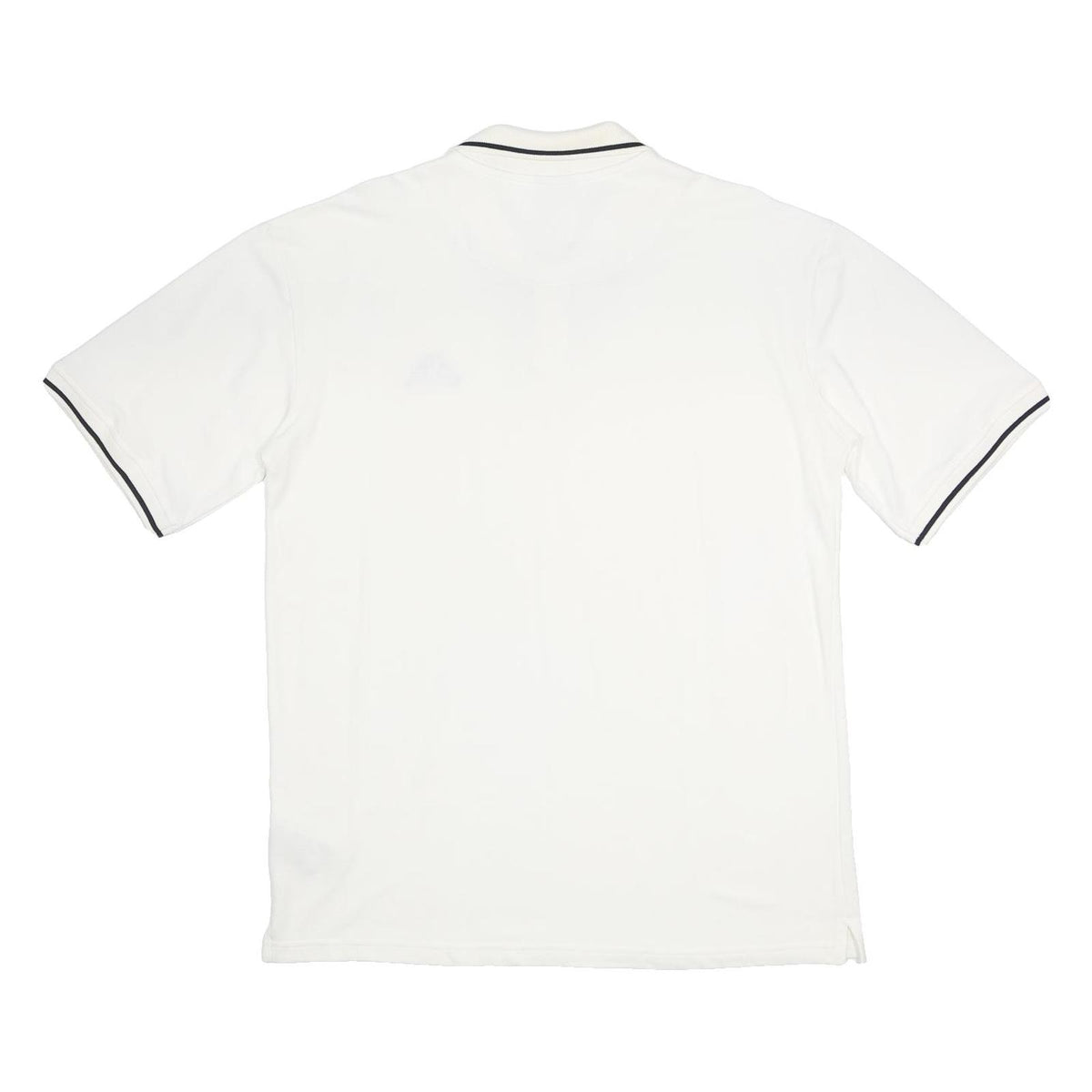 KAPPA Mens White & Black Polo Shirt 2XL Cotton Basic Short Sleeve Classic Fit