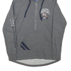 CHAMPION Womens Grey Cal State Fullerton ¼ Zip Hoodie L Casual Sweatshirt