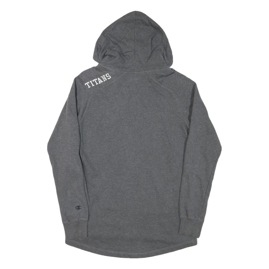 CHAMPION Womens Grey Cal State Fullerton ¼ Zip Hoodie L Casual Sweatshirt